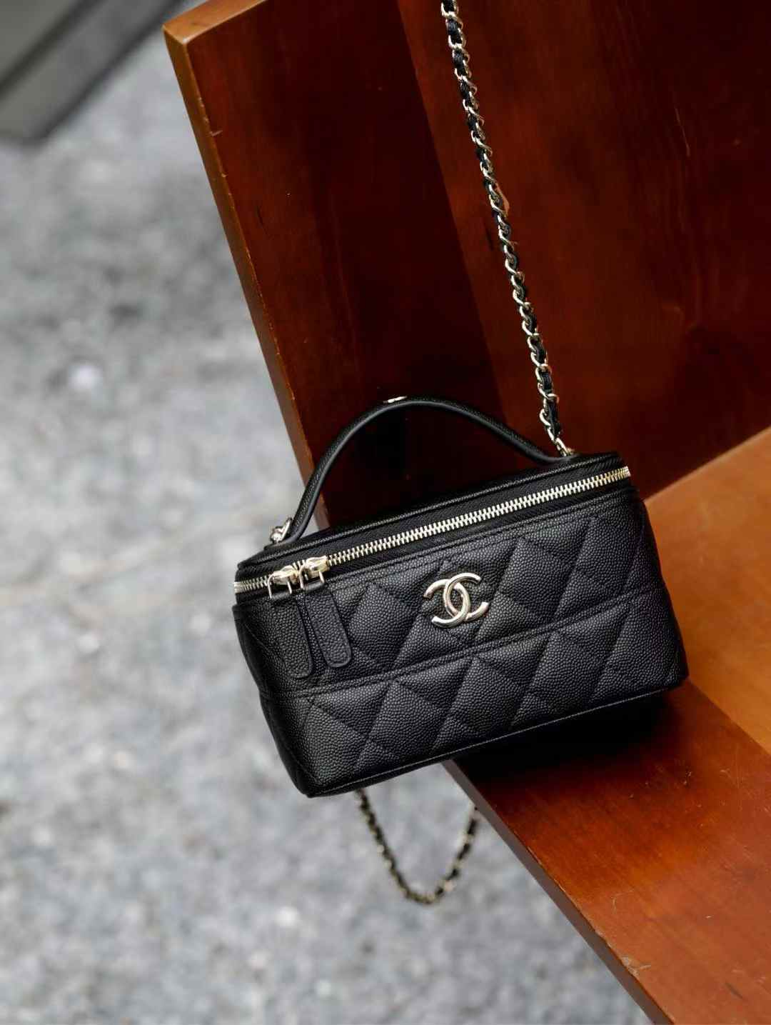 CHANEL 25C lp長盒子化妝包