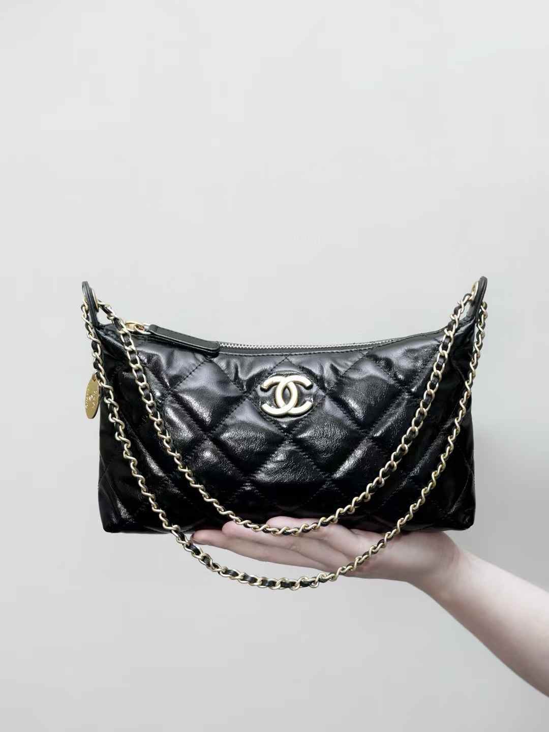 CHANEL 25S 金幣HOBO 腋下包 餃子包