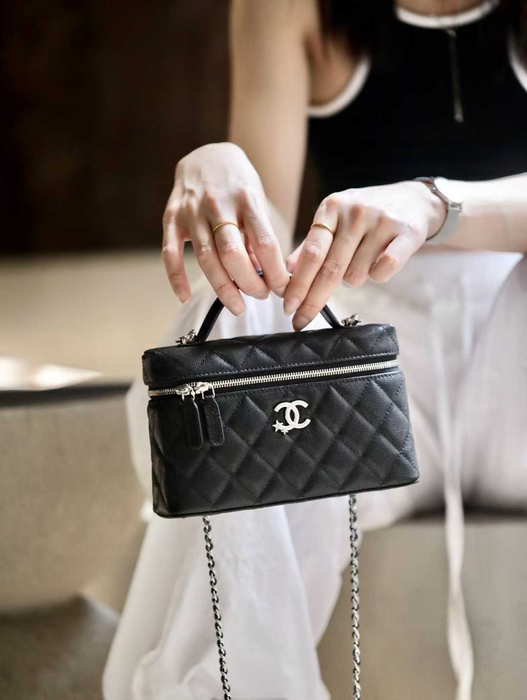 CHANEL 25B 流星五金星星便當包