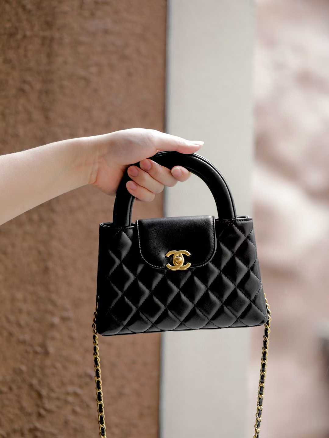CHANEL 25A 新版羊皮KELLY (兩色)
