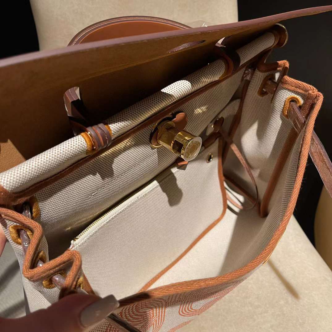 HERMES 31HERBAG 兩用手提肩背包 23年最新款24號福寶賽道金扣