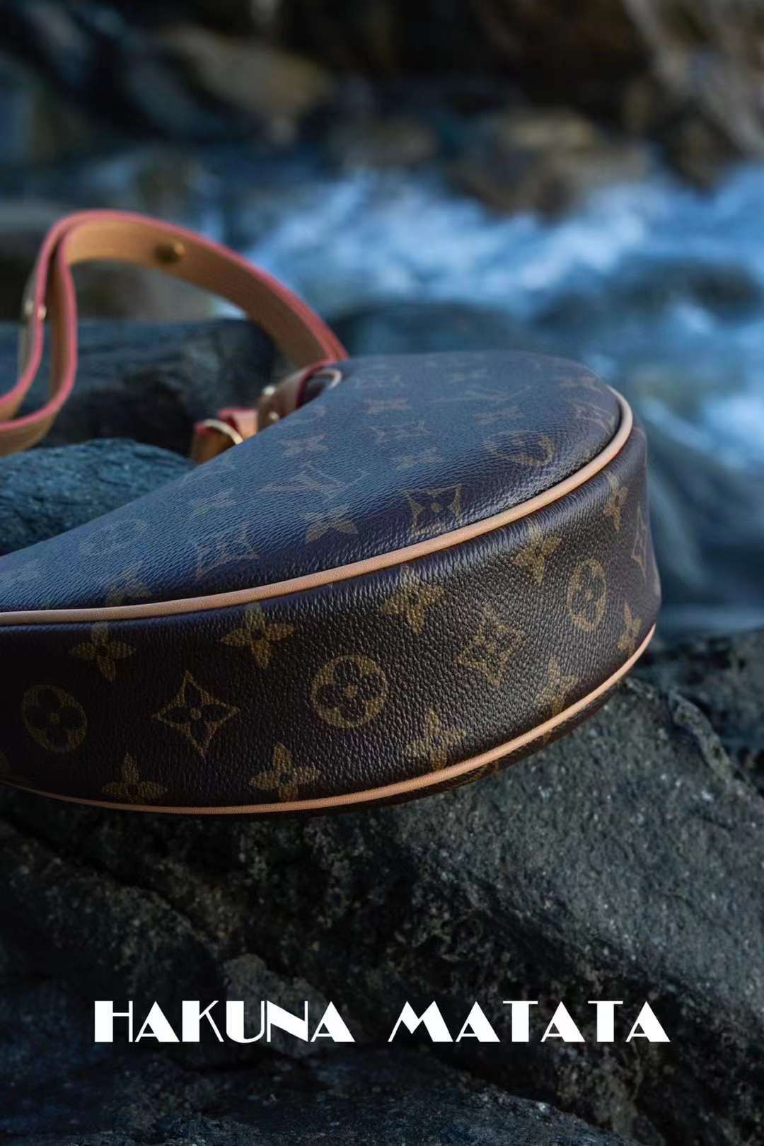 LV LOOP 老花半月包 最新芯片版本 M81098