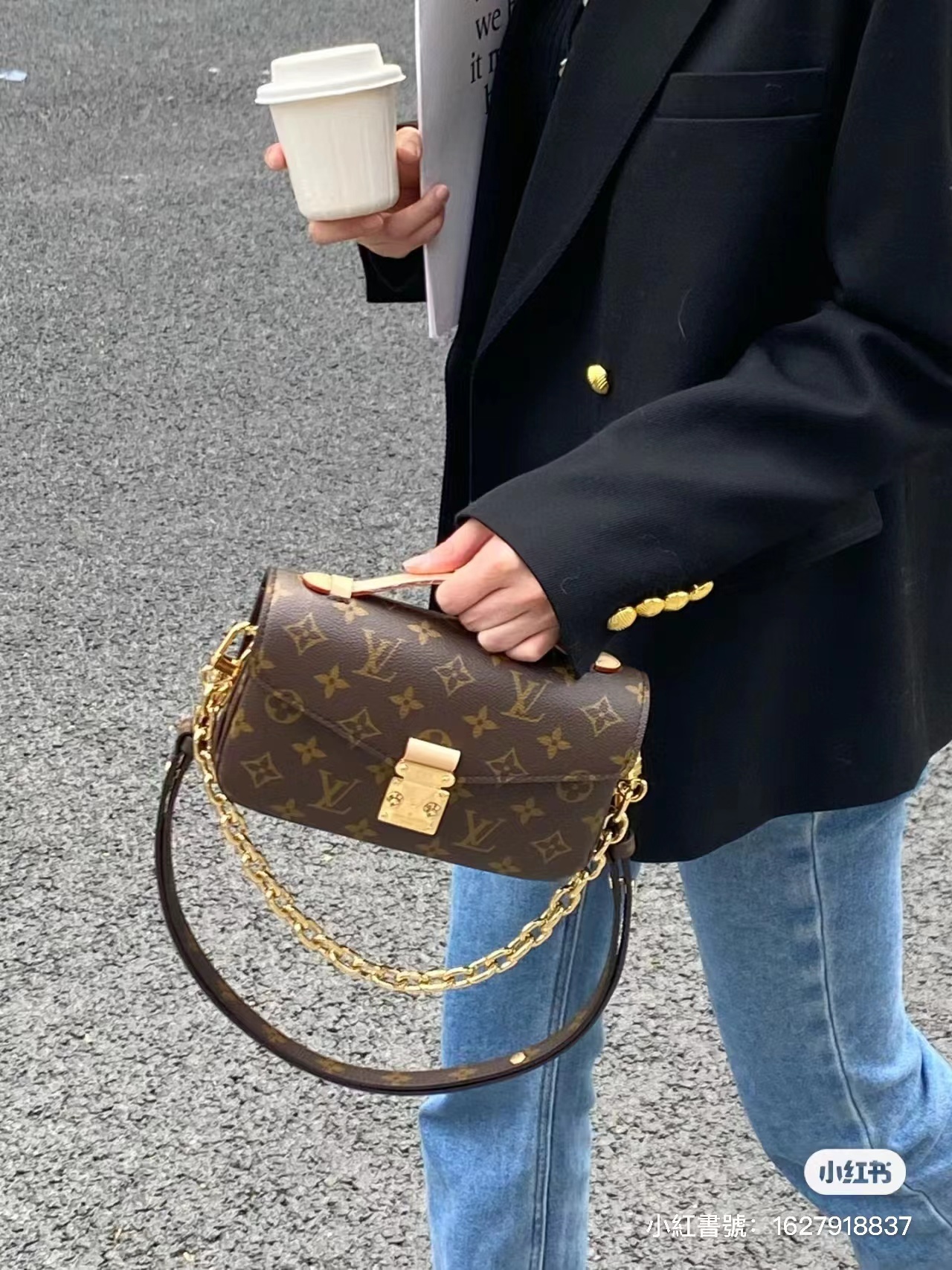 LV POCHETTE METIS EAST WEST 郵差包 老花款 最新芯片版本 M46279