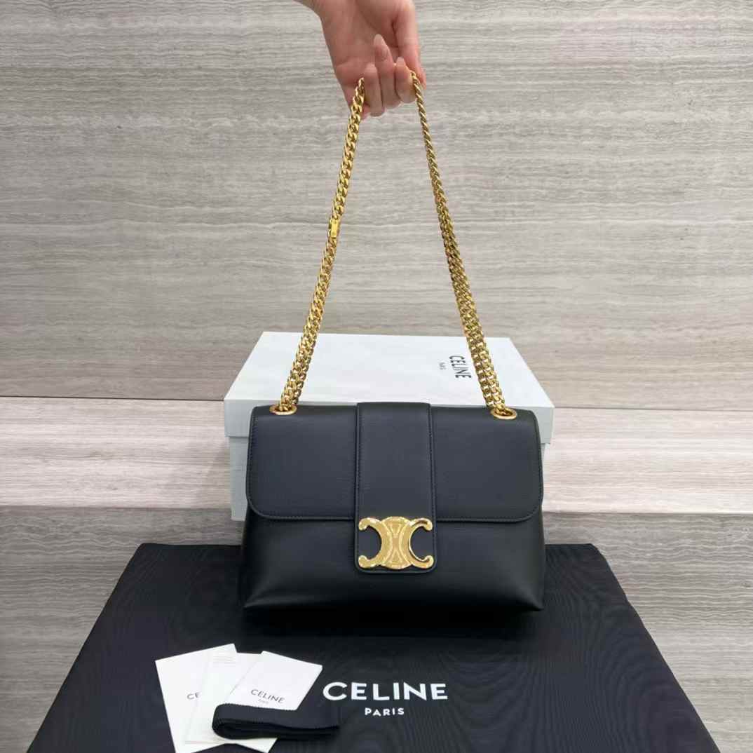 CELINE VICTOIRE 柔軟牛皮革手袋