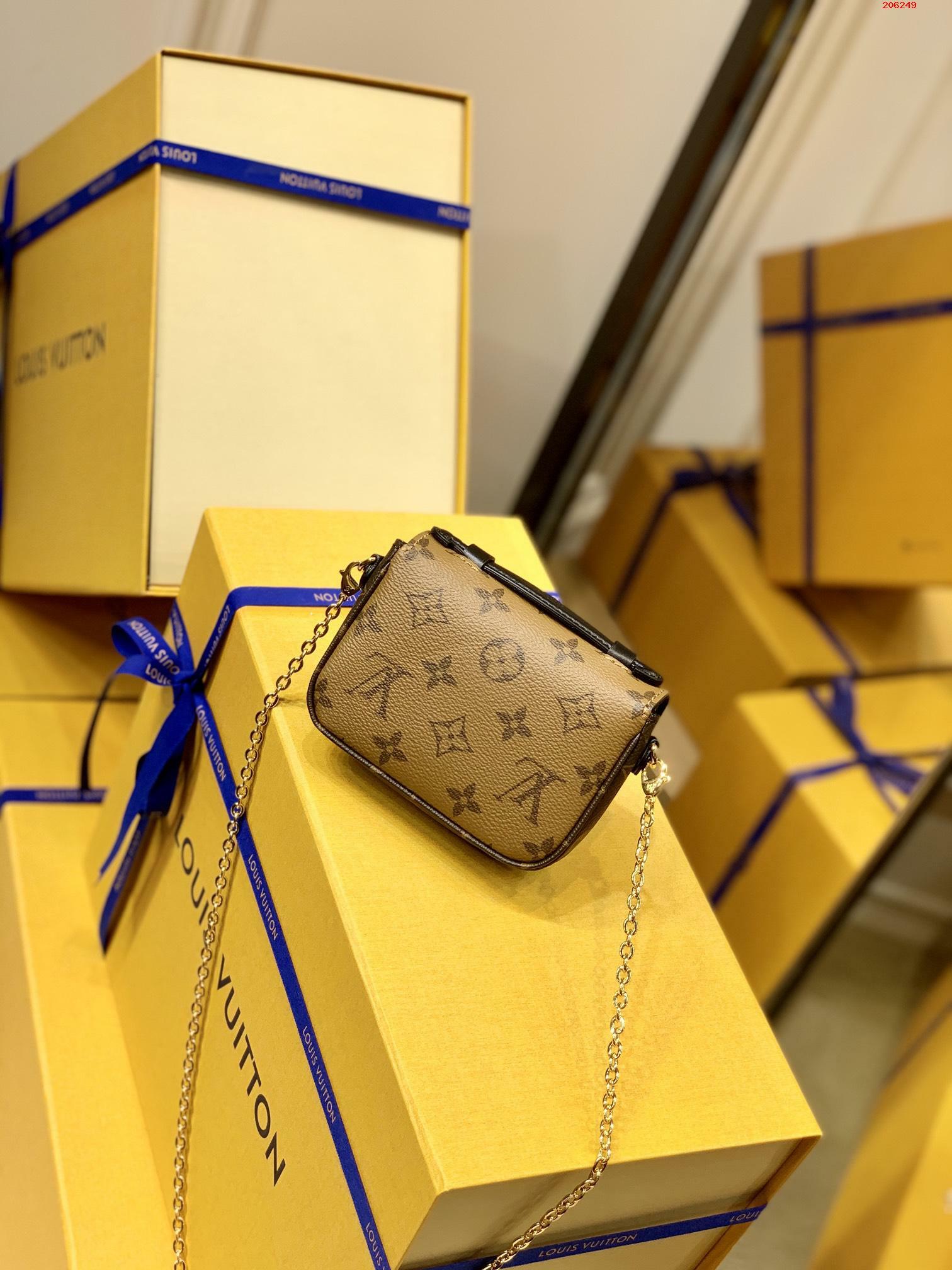 LV MICRO MÉTIS MINI 拚色老花鏈帶包