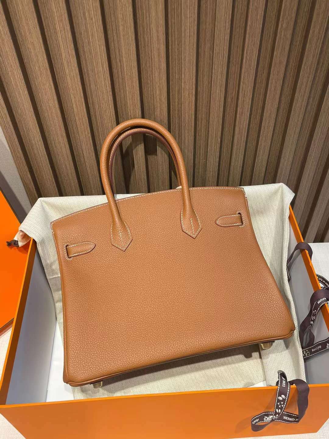 HERMES BIRKIN 30CM 法國TOGO小牛皮 金棕金 柏金包 [HE0096-800]