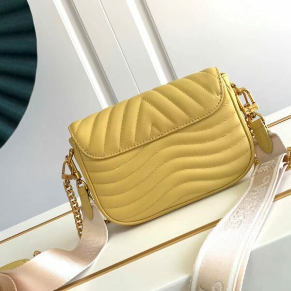 LV NEW WAVE MULTI-POCHETTE 黃色麻將包