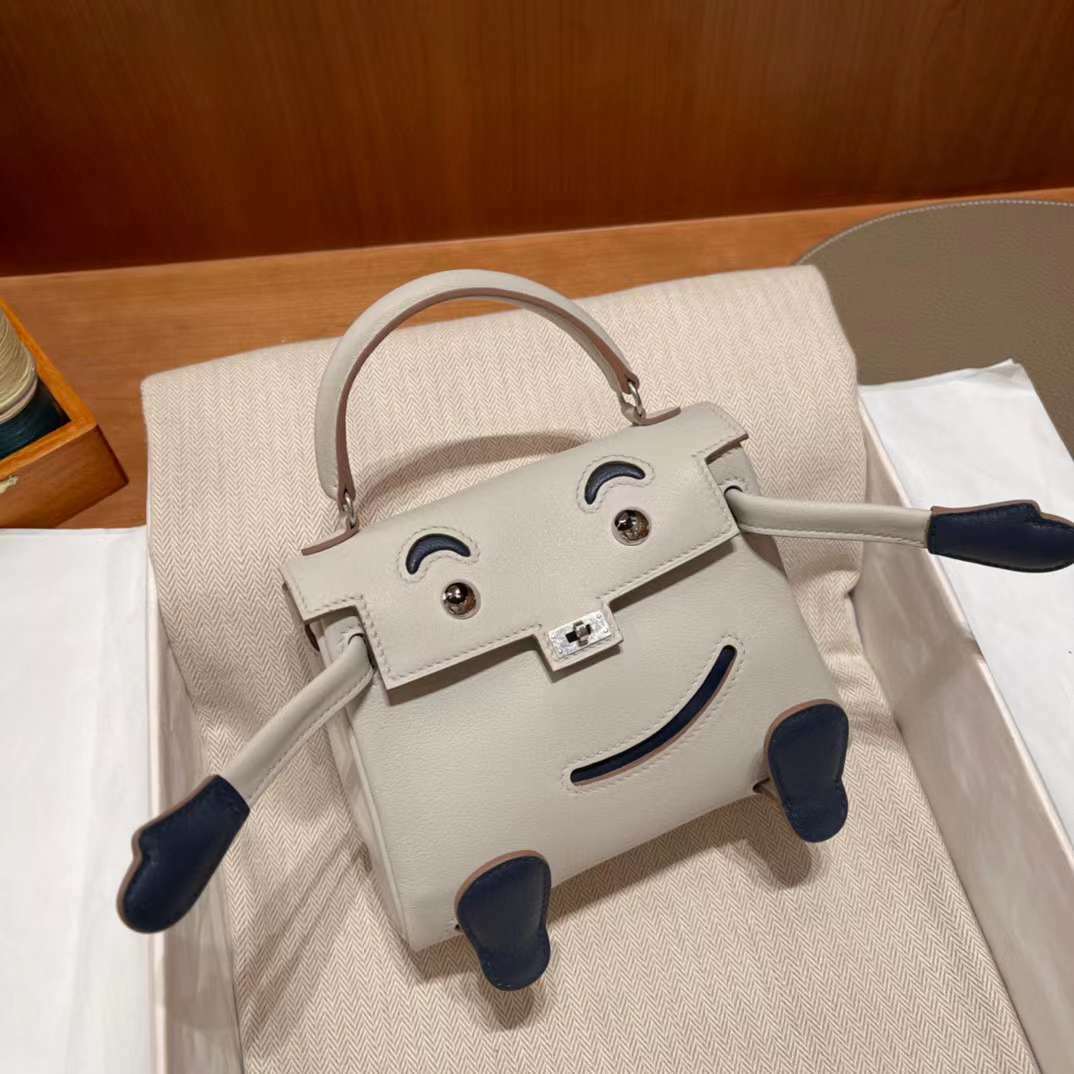 HERMES KELLY DOLL 10 奶昔白