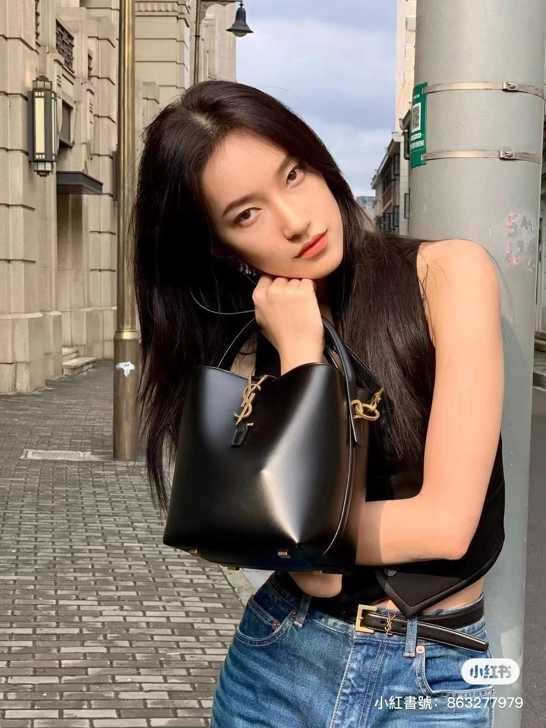 Y*L LE37 手提水桶包 小號 黑色