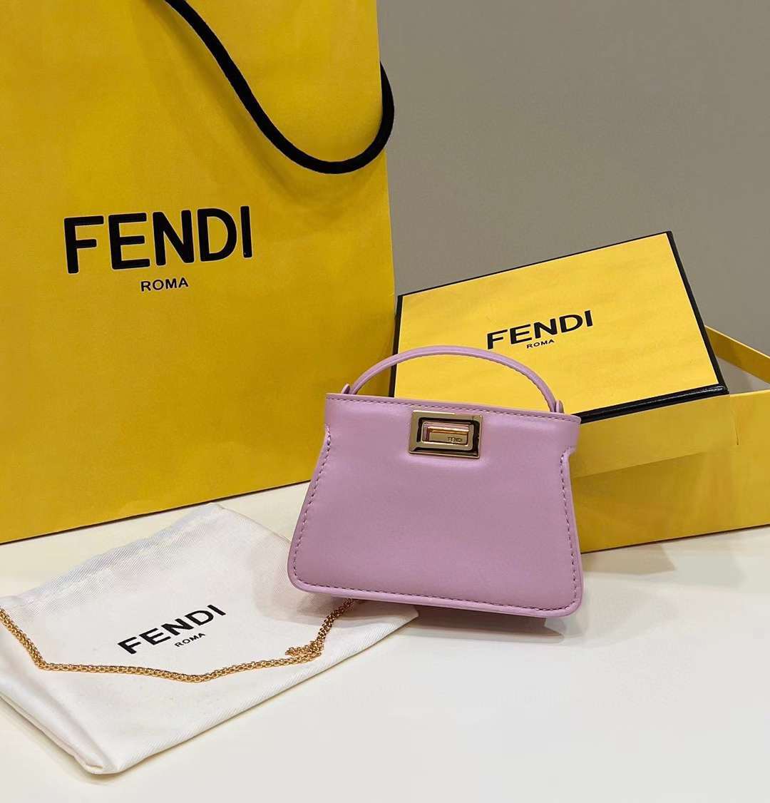 FENDI PICO PEEKABOO 超迷你型 側背包 (五色)