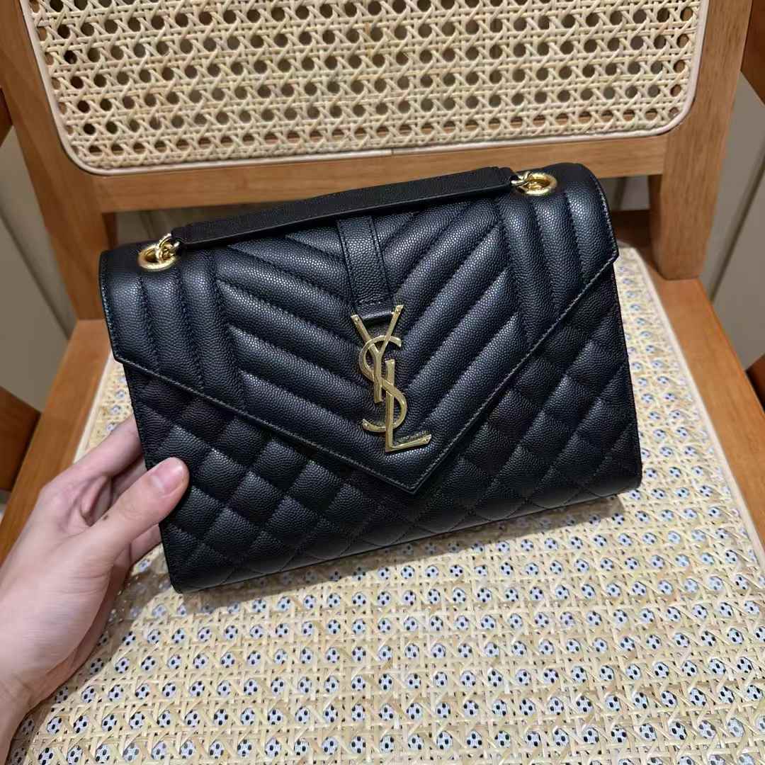YSL Envelope 黑金 信封包