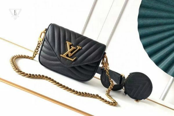 LV NEW WAVE MULTI-POCHETTE 黑色麻將包