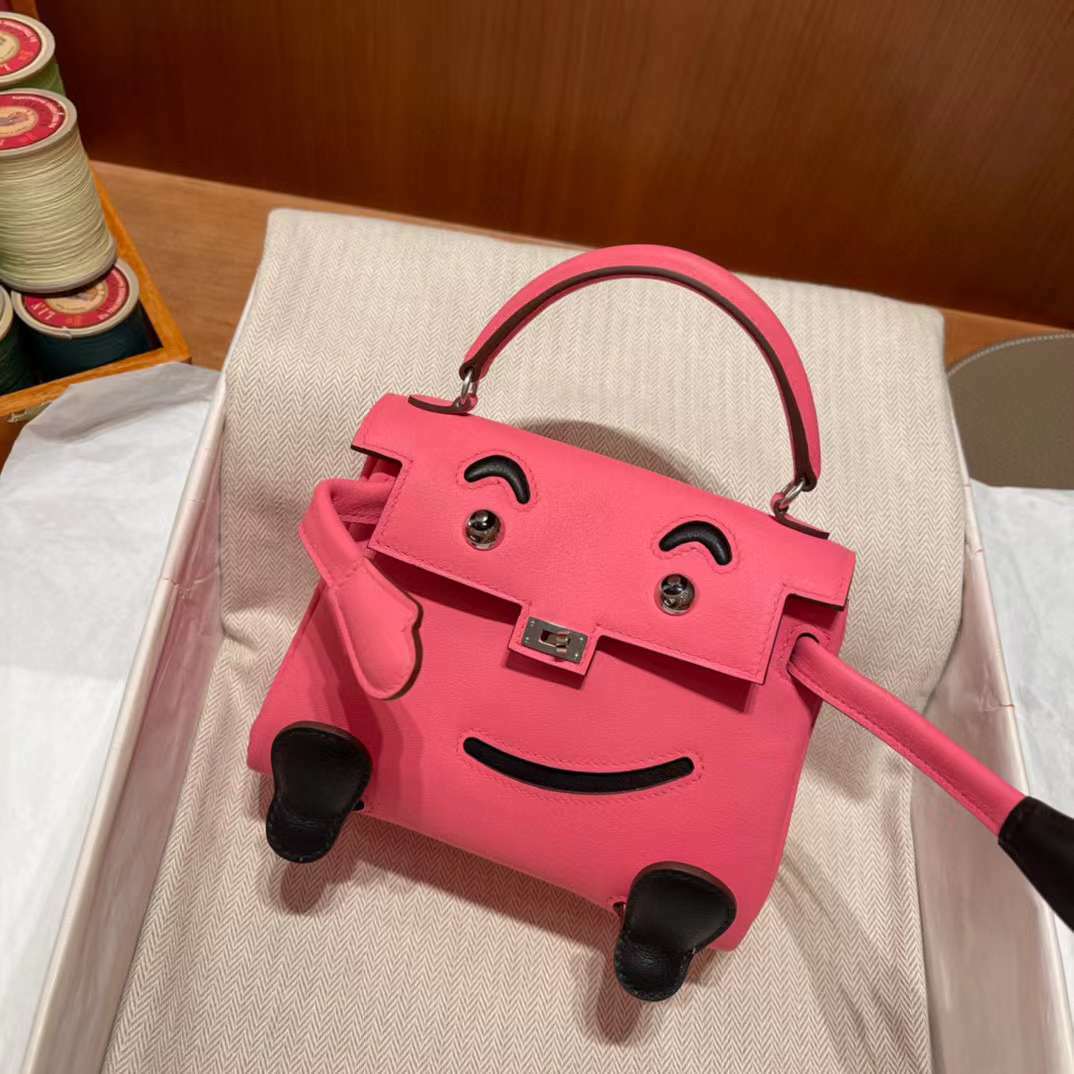 HERMES KELLY DOLL 8W ROSE AZALEE 杜鵑粉 [