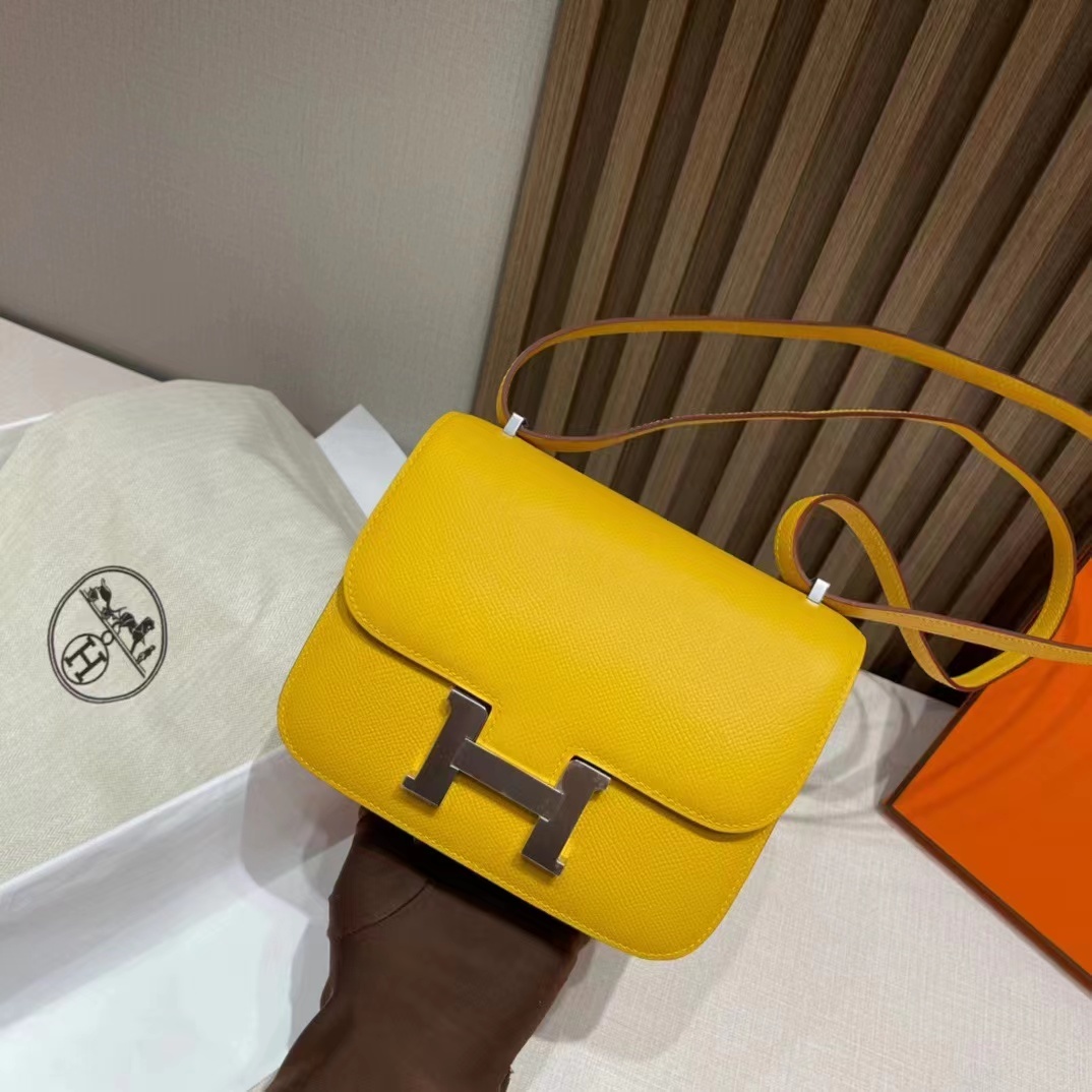HERMES CONSTANCE 9D 琥珀黃康康包