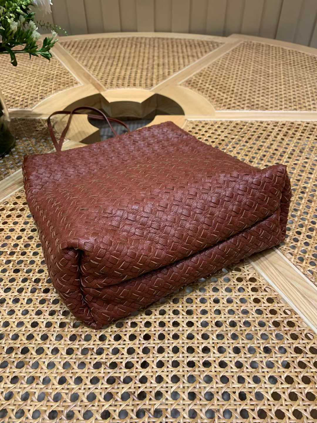 The Row-LILOU WOVEN 山羊皮 安哥拉紅