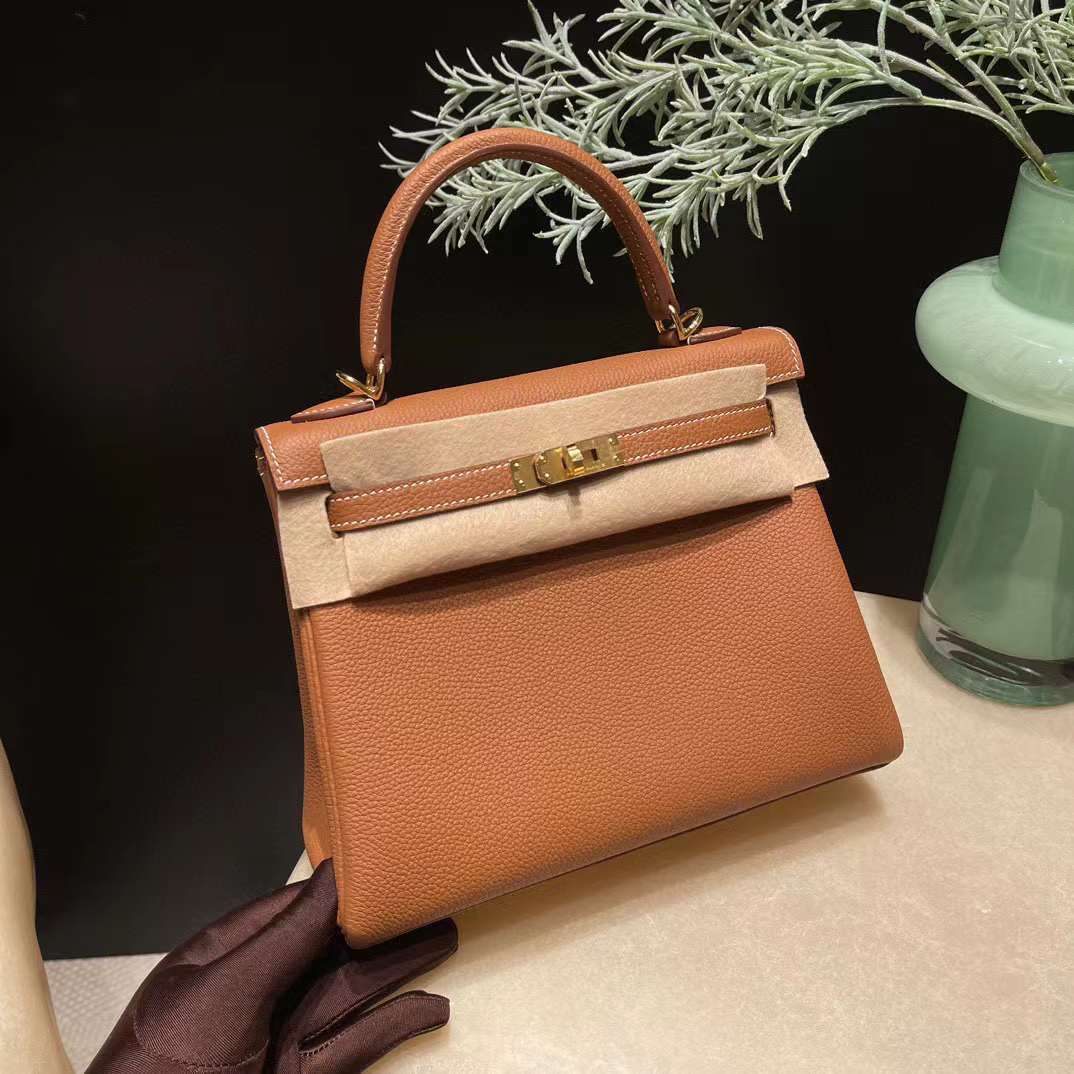 HERMES KELLY EPSOM皮 37金棕 金釦 25/28/32/35