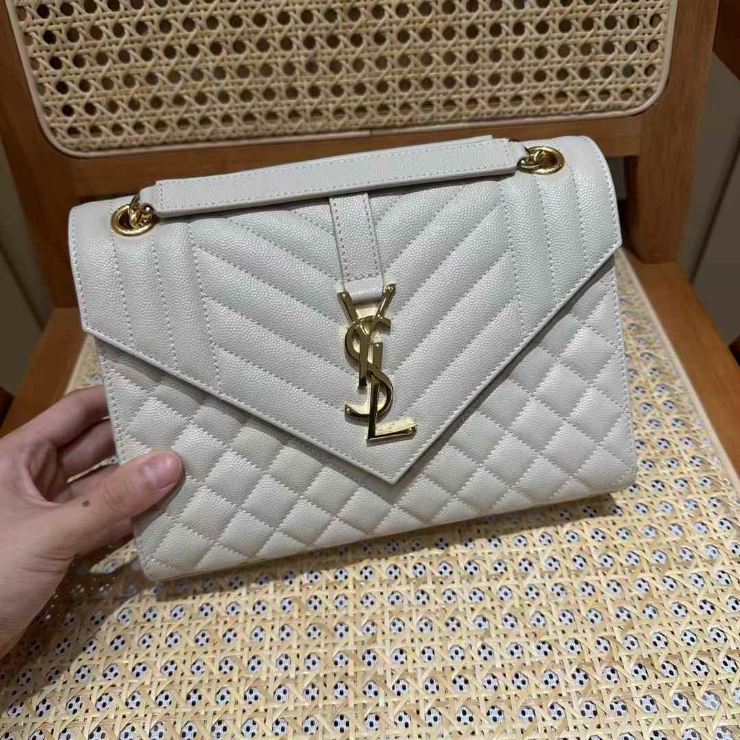 YSL Envelope 白金 信封包