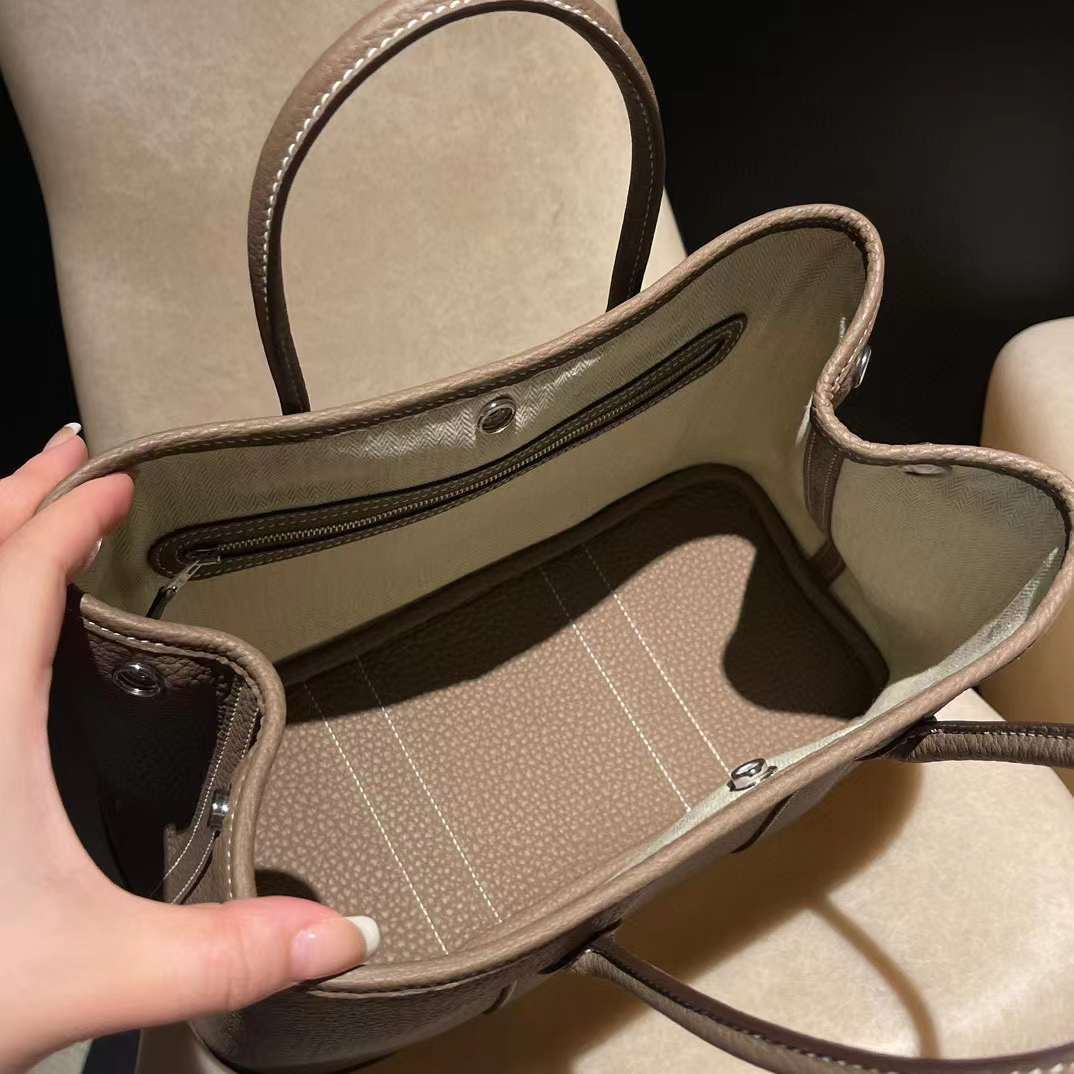 HERMES GARDEN PARTY BAG NEGONDA皮 18大象灰 30/36