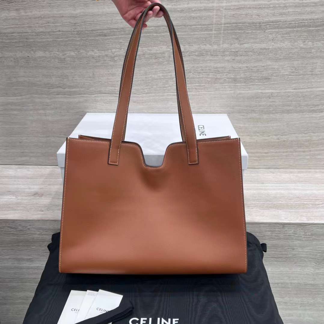 CELINE CABAS 16光滑牛皮革手袋