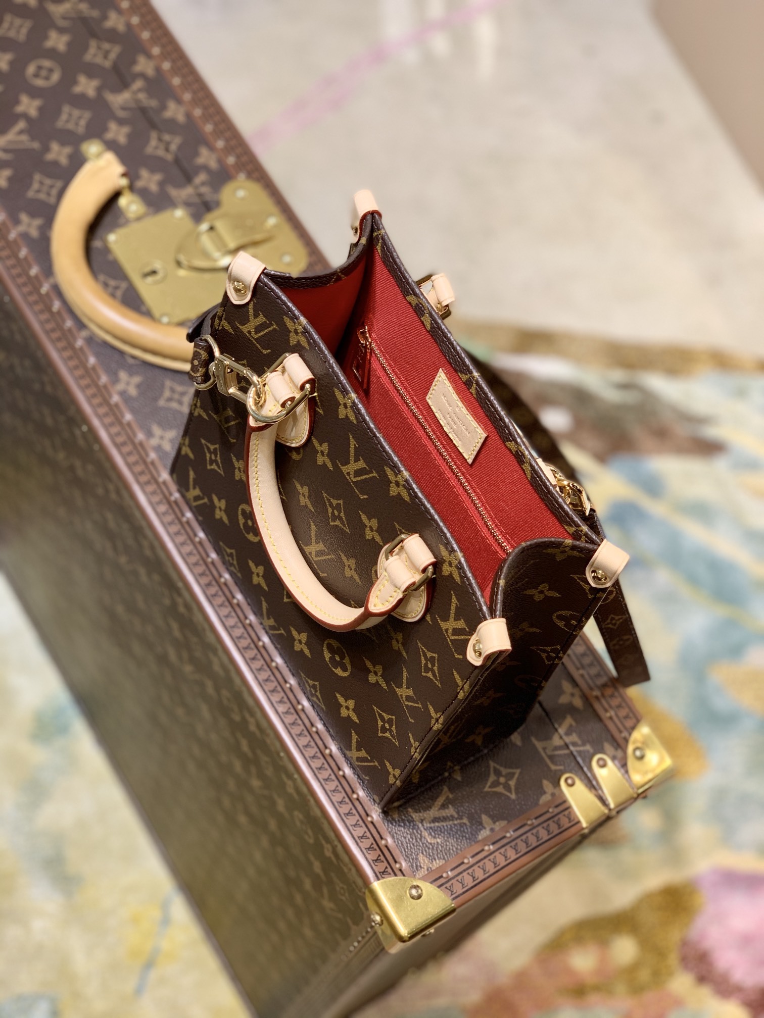 LV SAC PLAT BB 風琴包/托特包