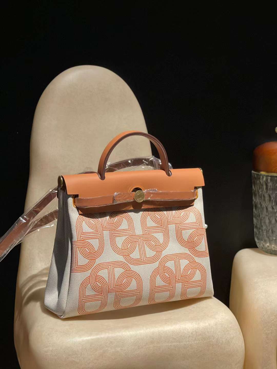 HERMES 31HERBAG 兩用手提肩背包 23年最新款24號福寶賽道金扣