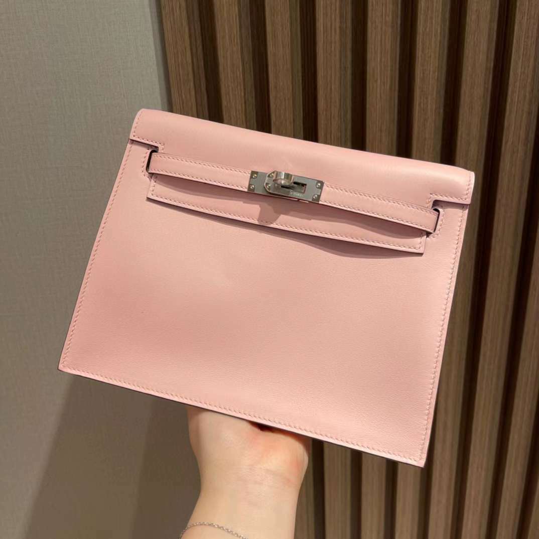HERMES KELLY DANSE跳舞包 JONATHAN皮 3Q粉ROSE SAKURA