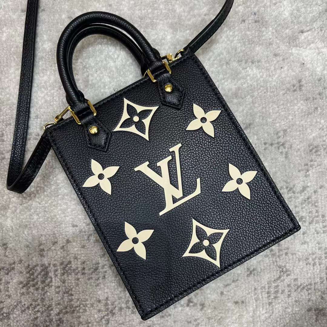 LV PETIT SAC PLAT MINI TOTE 黑色琴譜包
