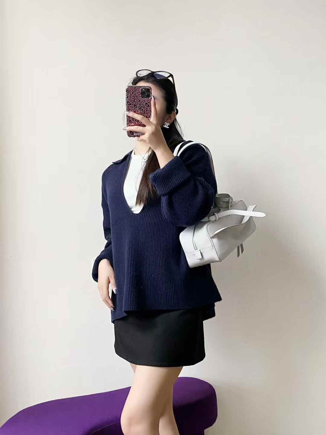 BALEN_GAGA carrie保齡球包 白色 (中號 小號)