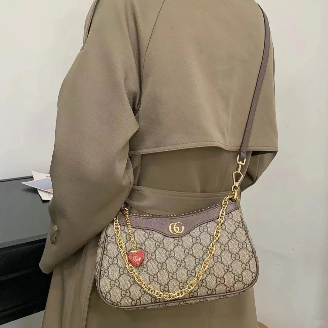 GUCCI ophidia草莓鏈條包