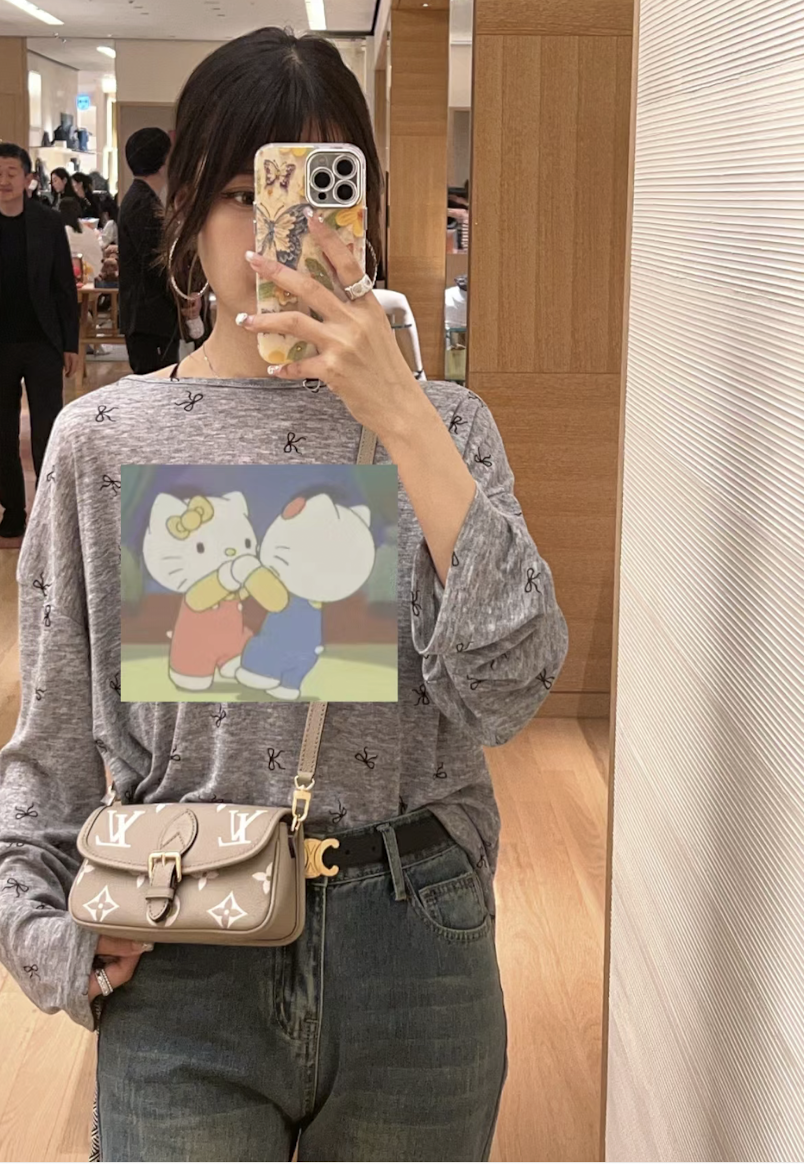 LV NANO DIANE 法棍手袋 大象灰色 最新芯片版本 M83300