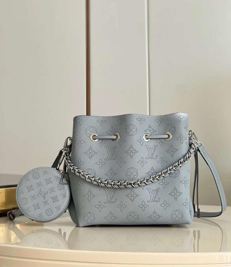 LV BELLA 水桶包 冰川藍