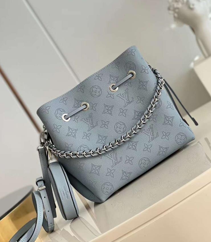 LV BELLA 水桶包 冰川藍