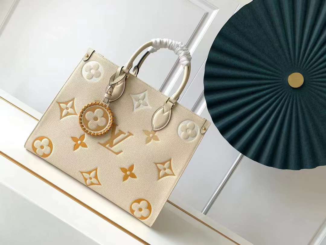 LV ONTHEGO MM 漸變色托特包