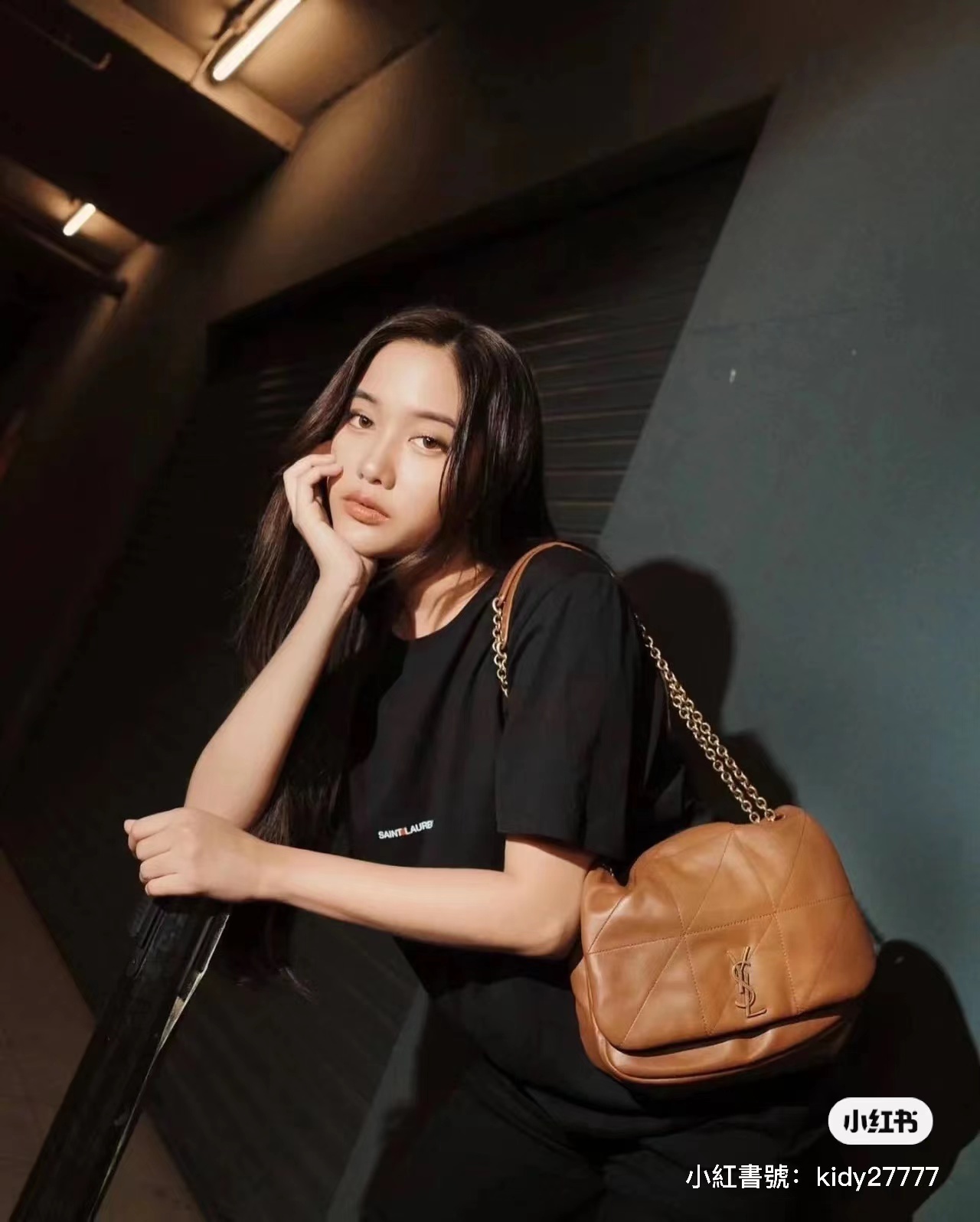 Y*L JAMIE 4.3 羊皮鏈小號 奶棕色 (兩個尺寸)