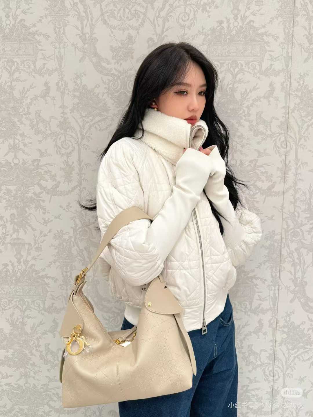 DIOR Voyage秋冬系列 腋下包 中號 (兩色)