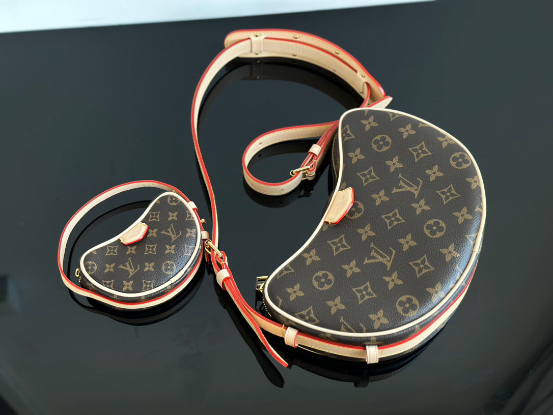 LV CROISSAN MM 碗豆子母包 M46828