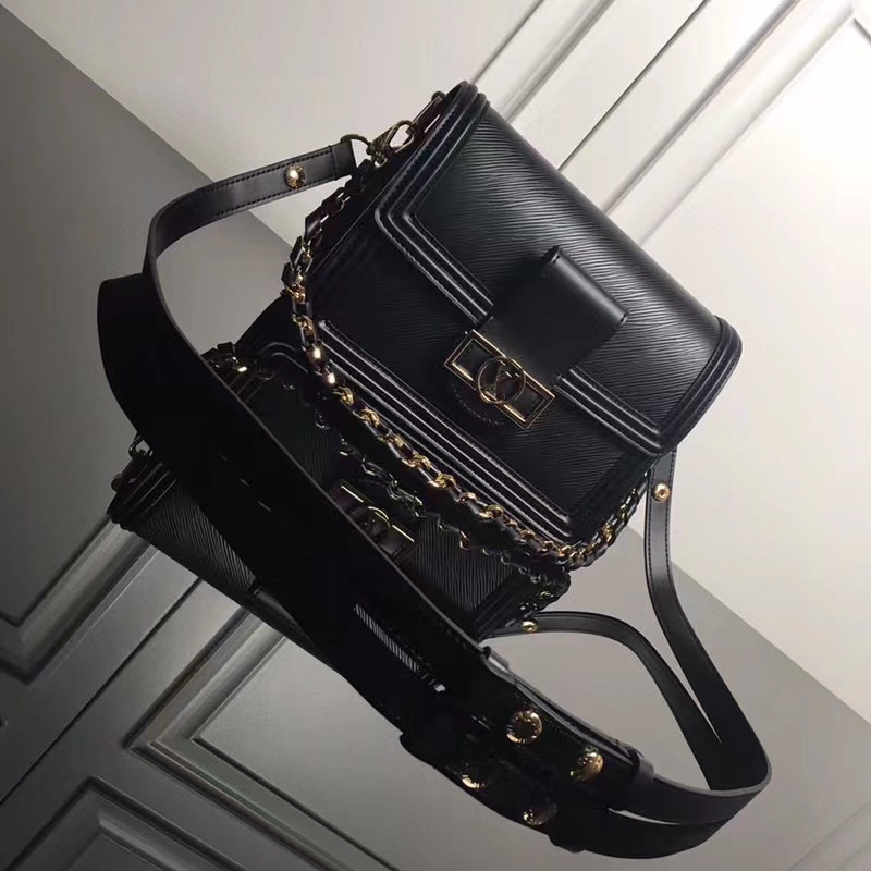 LV DAUPHINE MINI 黑色斜垮包