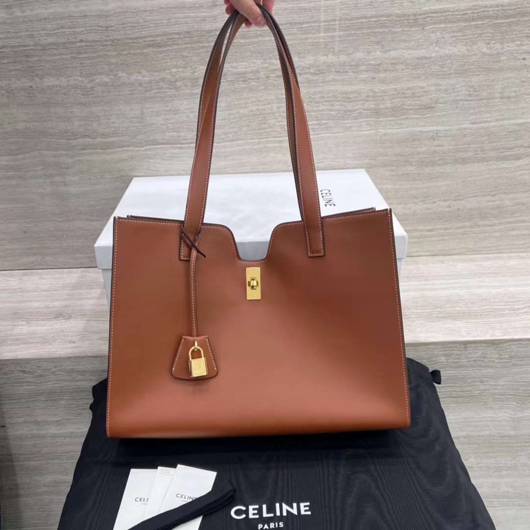 CELINE CABAS 16光滑牛皮革手袋
