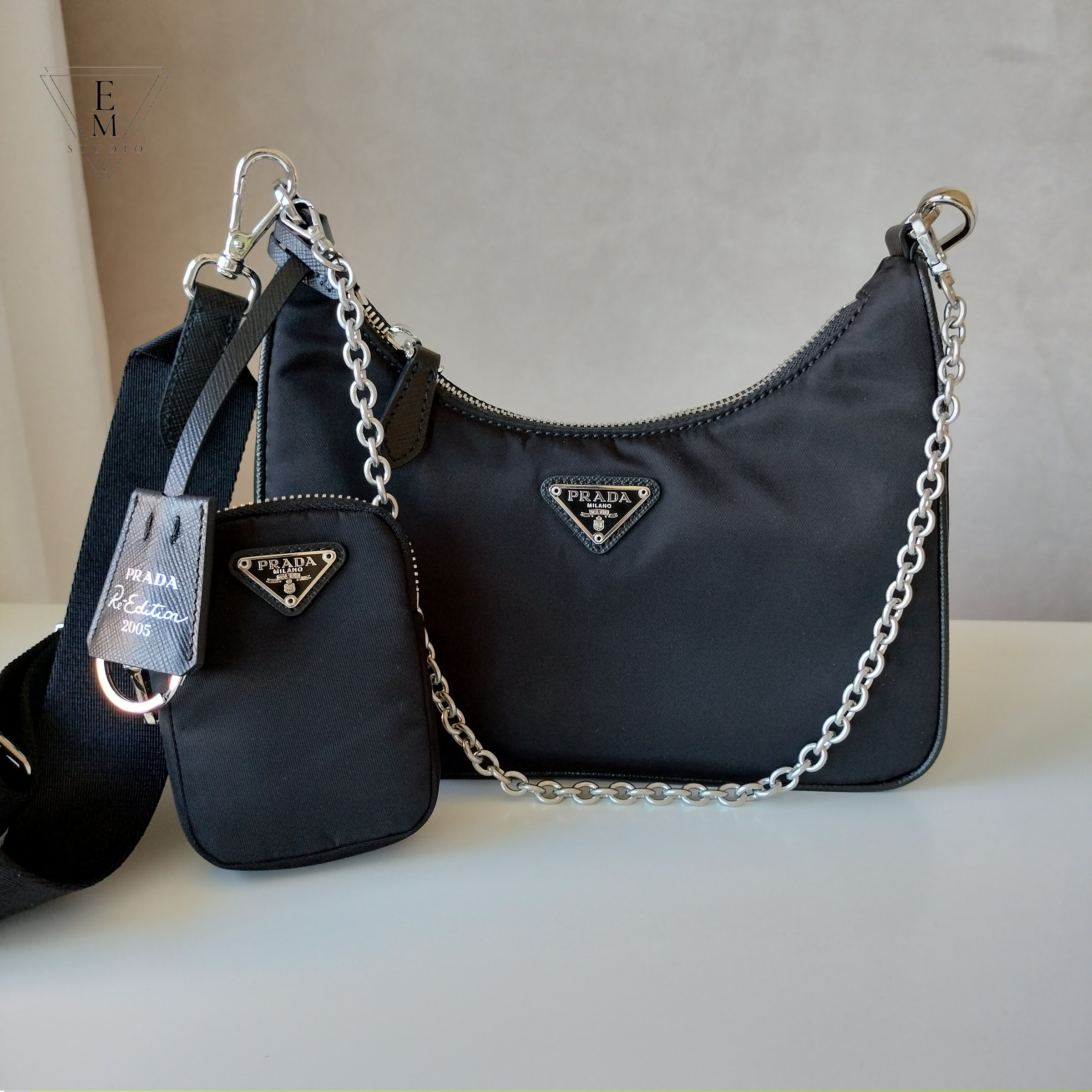 PRADA REEDITION 2005 尼龍三合一包 (多色)