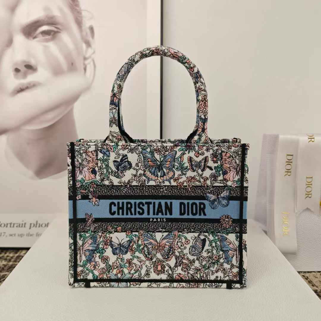 Dior Book Tote Papillon 茹伊印花圖案刺繡 手袋