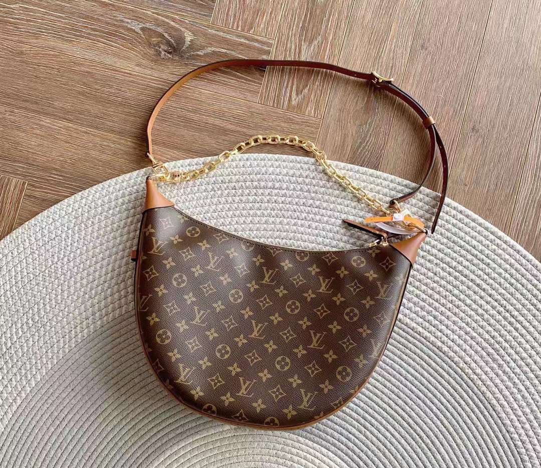 LV LOOP HOBO 老花月亮包