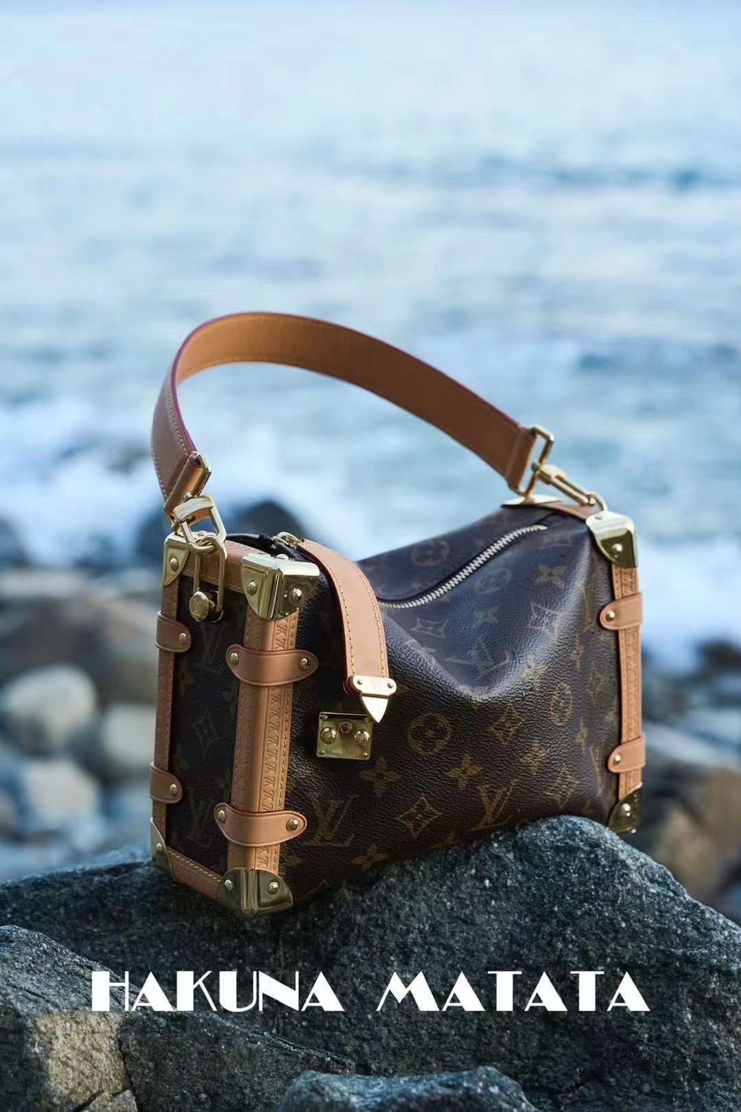 LV SIDE TRUNK MM 軟盒子手袋 最新芯片版本 M46358