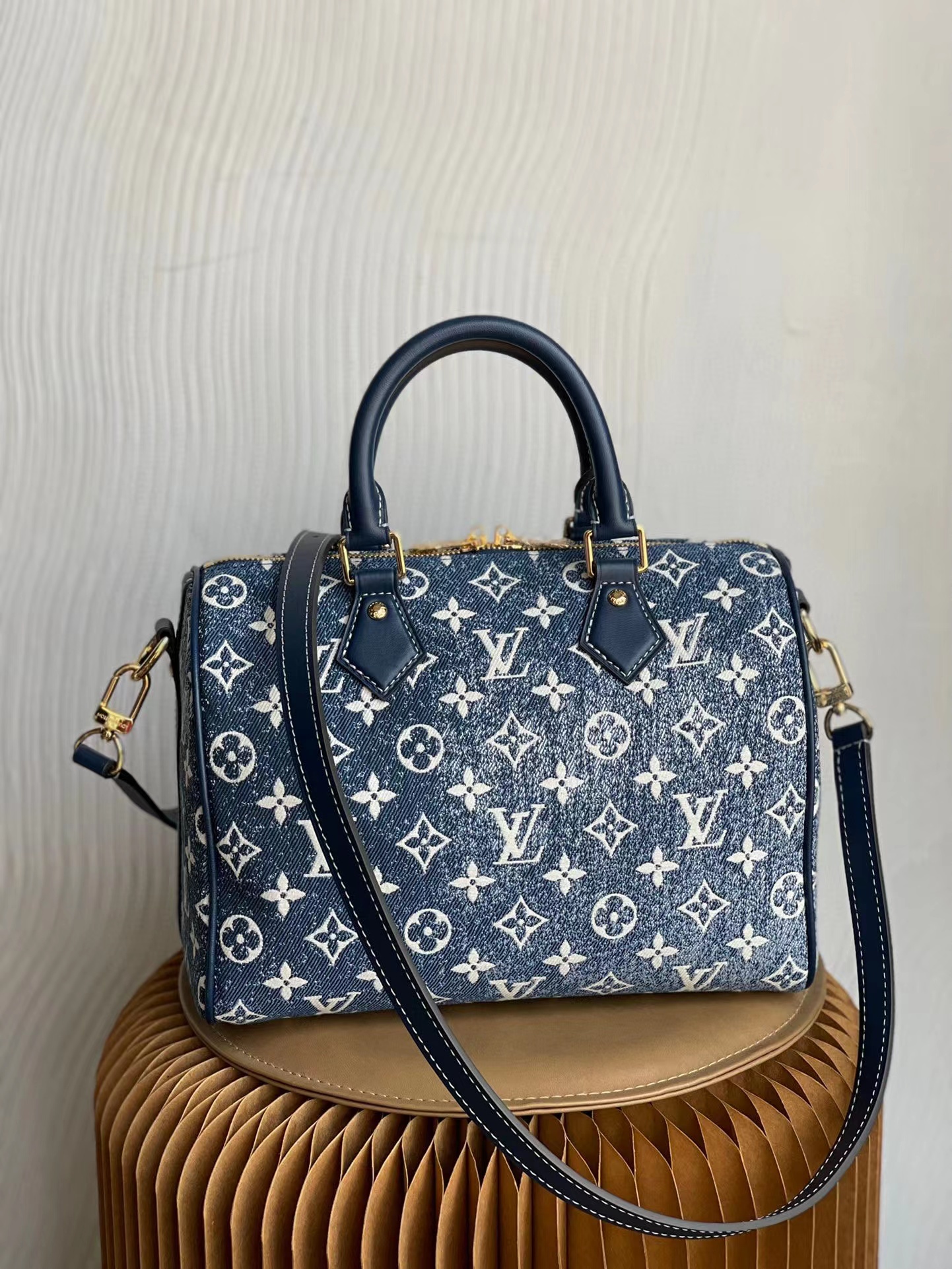 LV SPEEDY BANDOULIÈRE 25 牛仔波士頓包