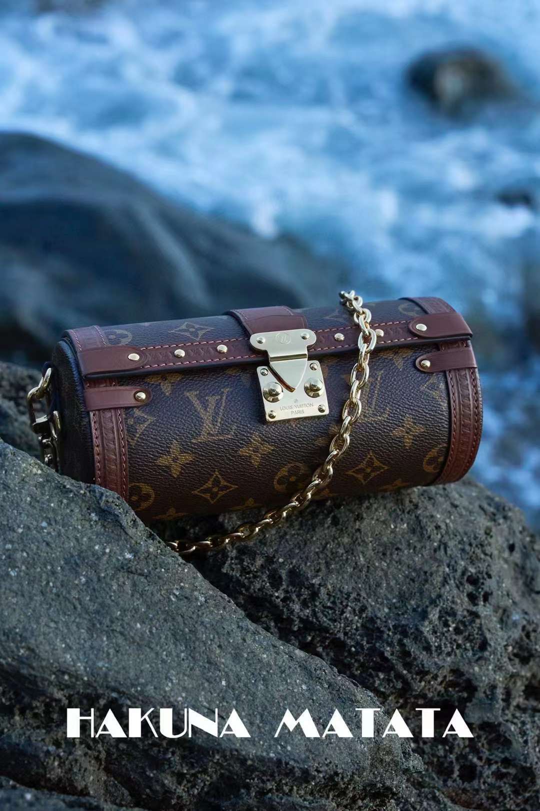 LV PAPILLON TRUNK 斜背圓筒包 最新芯片版本 M57835