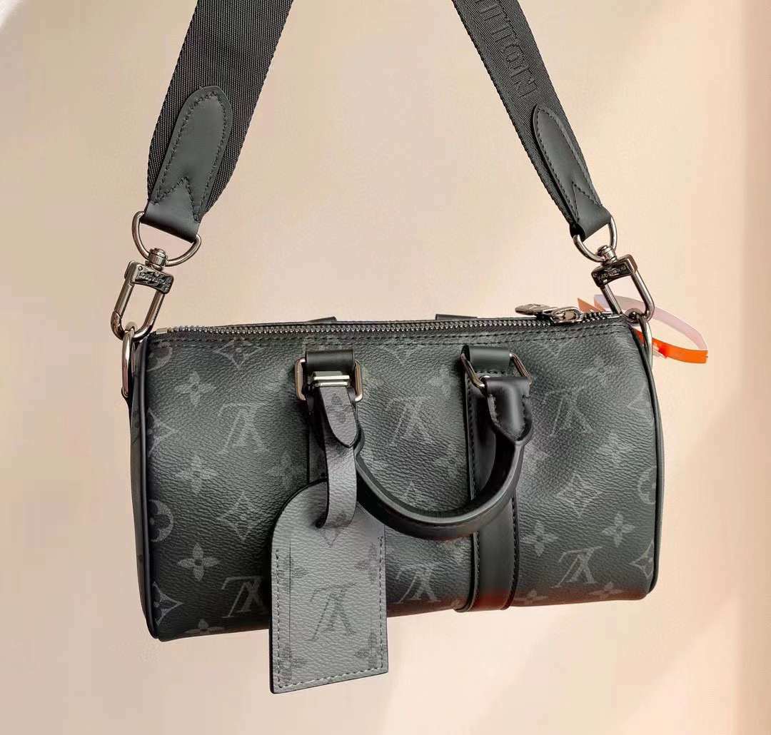 LV KEEPALL BANDOULIÈRE 25 老花波士頓包