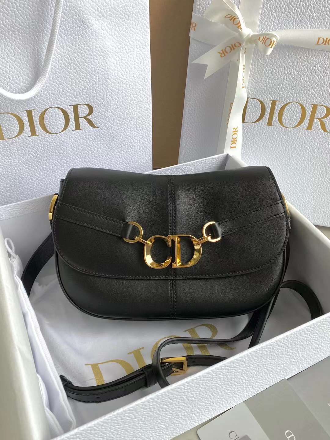 DIOR BESACE 馬鞍包 小號 黑色