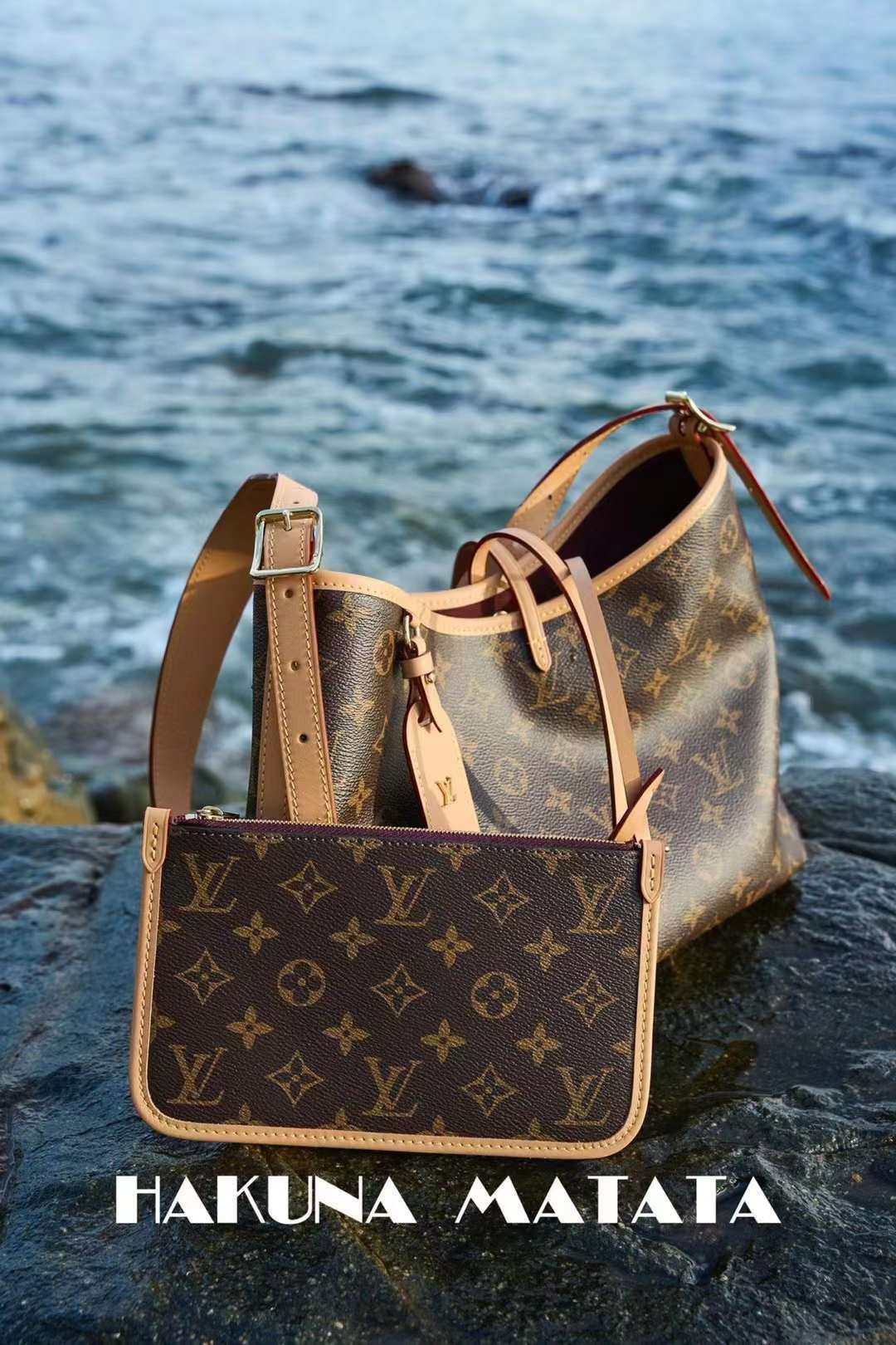 LV CARRYALL 老花手袋 最新芯片版本 M46203
