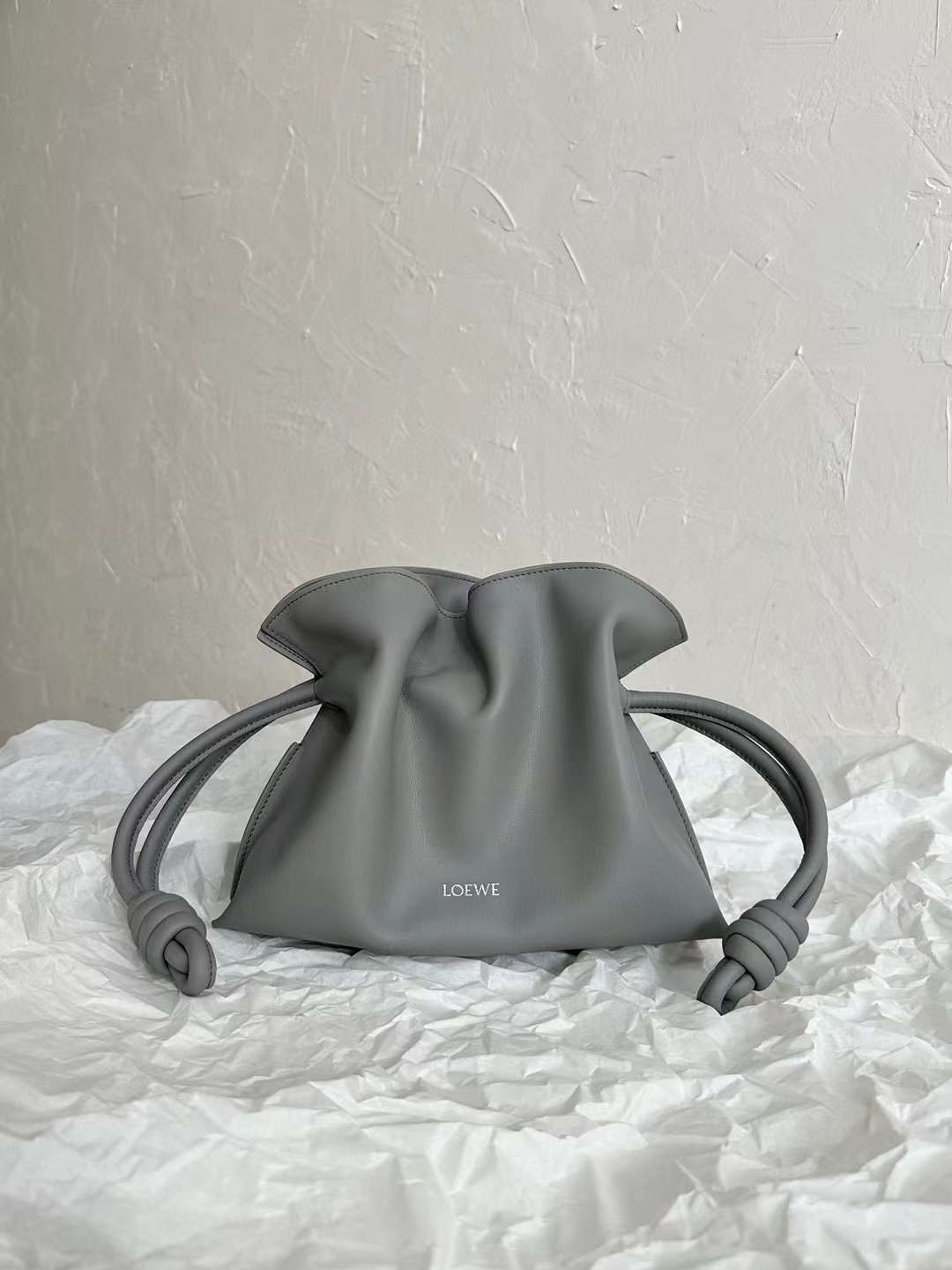LOEWE FLAMENCO 福袋包 新版 珍珠灰色