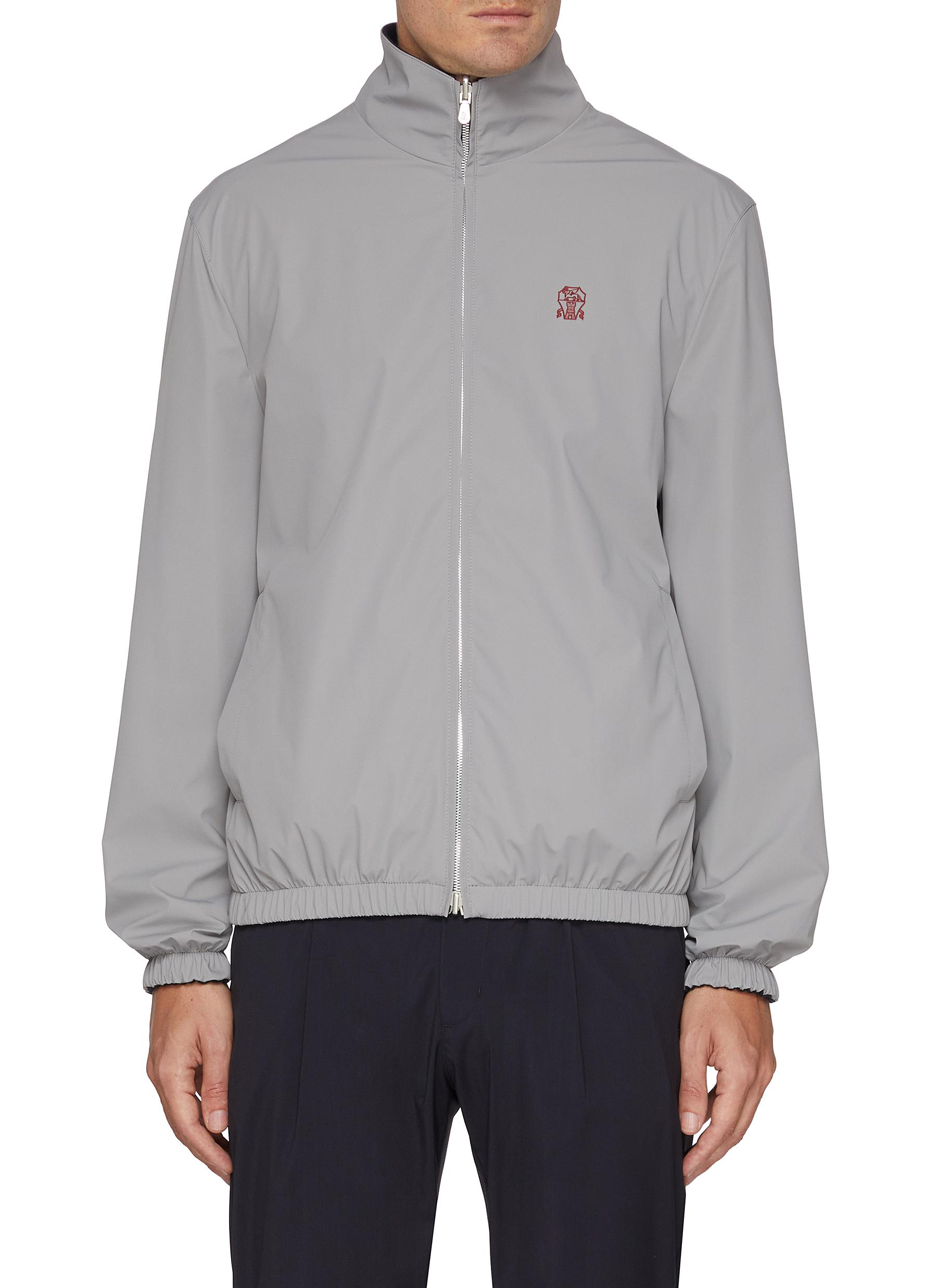 Reversible Water Resistant Windbreaker Jacket