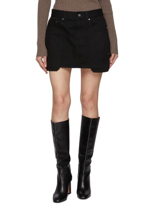 Carpenter Cotton Mini Skirt